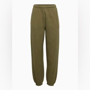 TNA Cozy Fleece Mega Sweatpant - Olive Green